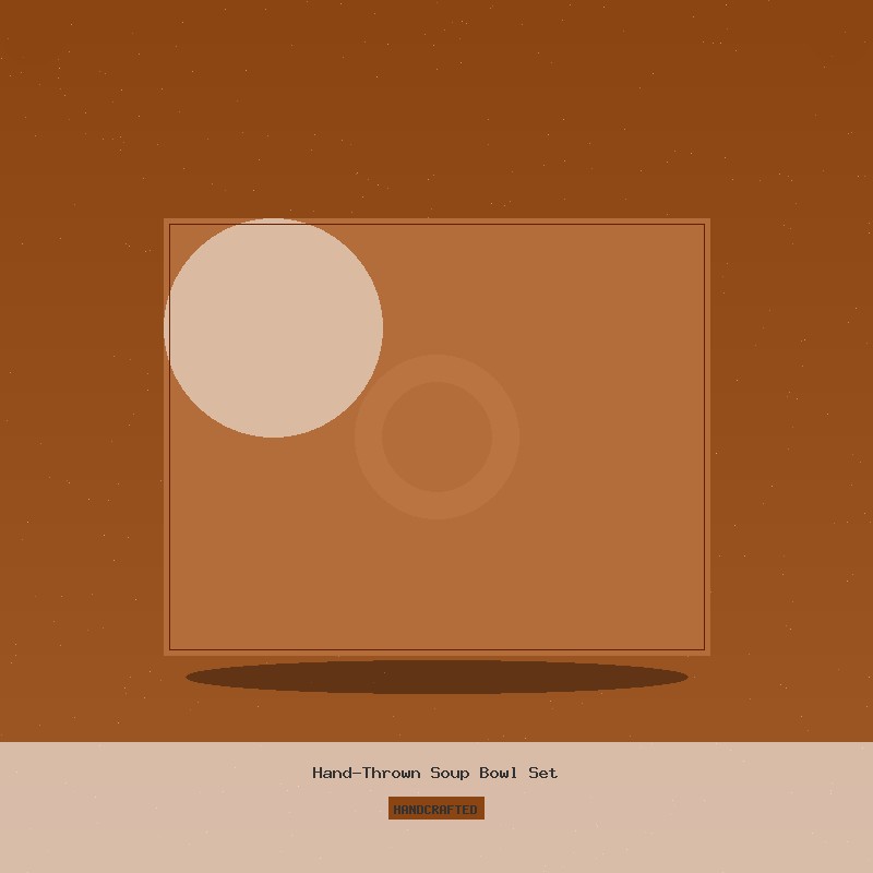 Hand-Thrown Soup Bowl Set