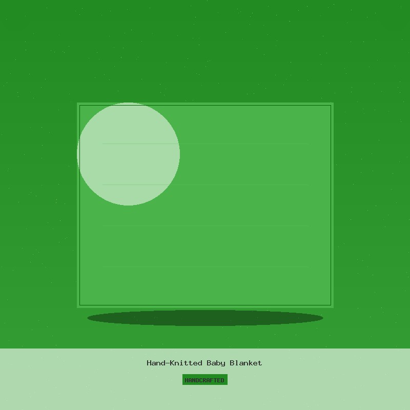 Hand-Knitted Baby Blanket
