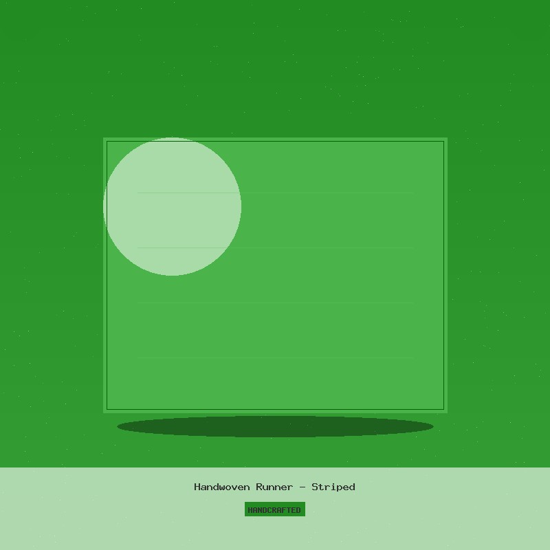 Handwoven Runner - Striped